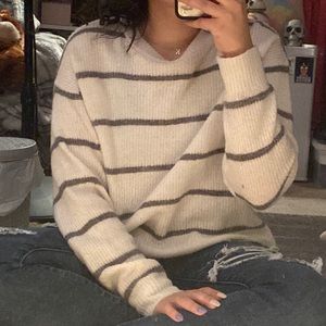 Divide Stripe Sweater